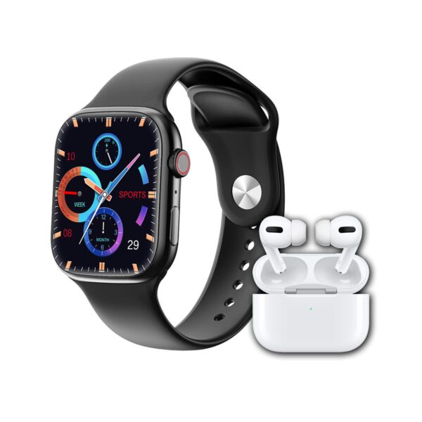 Crown I30 Pro Max Suit 11 in 1 (Smart watch + Earphones)