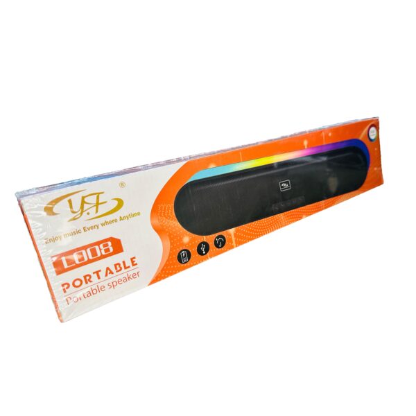 RGB Portable Speaker L008 Long Battery Life - Image 2
