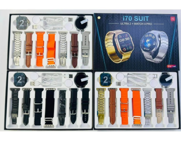 I70 Suit Ultra 2 and Watch 4 PRO Smartwatch 9 in 1 - Image 2